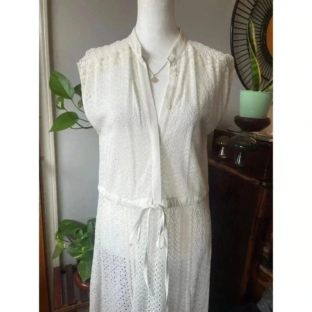 All Saints Esla Waist Dress Size 2 - Picture 2 of 10